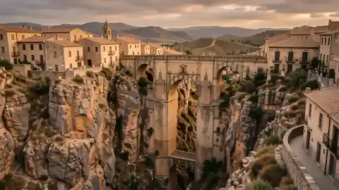 Puente Nuevo de Ronda sobre el desfiladero del Tajo